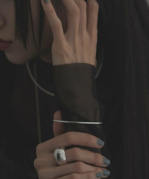 COCOSHNIK ONKITSCH / ココシュニックオンキッチュ ブレスレット・バングル | シルバー ホロウフレキシブル バングル | 詳細6