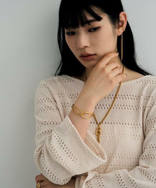 COCOSHNIK ONKITSCH / ココシュニックオンキッチュ ブレスレット・バングル | シルバー ワンストロークノットバングル GP | 詳細7