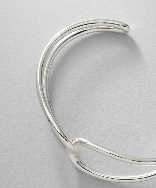 COCOSHNIK ONKITSCH / ココシュニックオンキッチュ ブレスレット・バングル | シルバー ワンストロークノットバングル | 詳細5