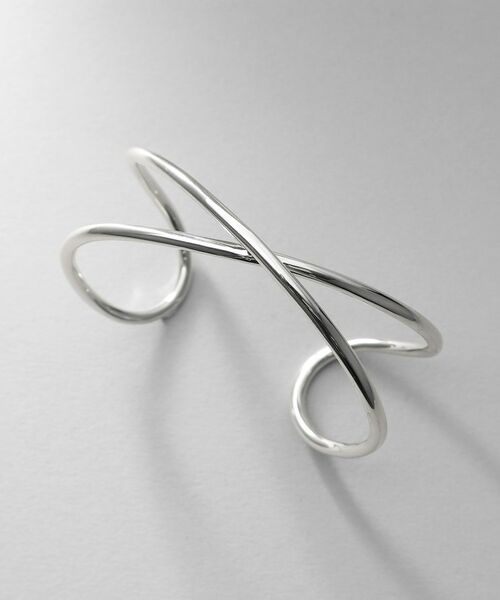 COCOSHNIK ONKITSCH / ココシュニックオンキッチュ ブレスレット・バングル | シルバー ワンストロークXバングル | 詳細4