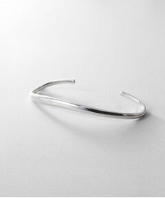 COCOSHNIK ONKITSCH / ココシュニックオンキッチュ ブレスレット・バングル | シルバー 【サステナブル】ニュアンスラインパームカフ
