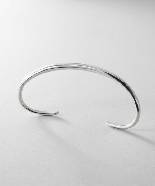 COCOSHNIK ONKITSCH / ココシュニックオンキッチュ ブレスレット・バングル | シルバー 【サステナブル】ニュアンスラインパームカフ | 詳細4
