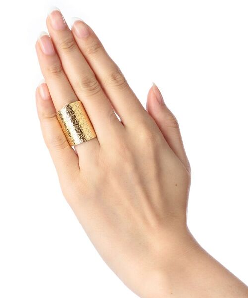 COCOSHNIK ONKITSCH / ココシュニックオンキッチュ リング | テクスチャープレート カフリング | 詳細5