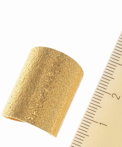 COCOSHNIK ONKITSCH / ココシュニックオンキッチュ リング | テクスチャープレート カフリング | 詳細7