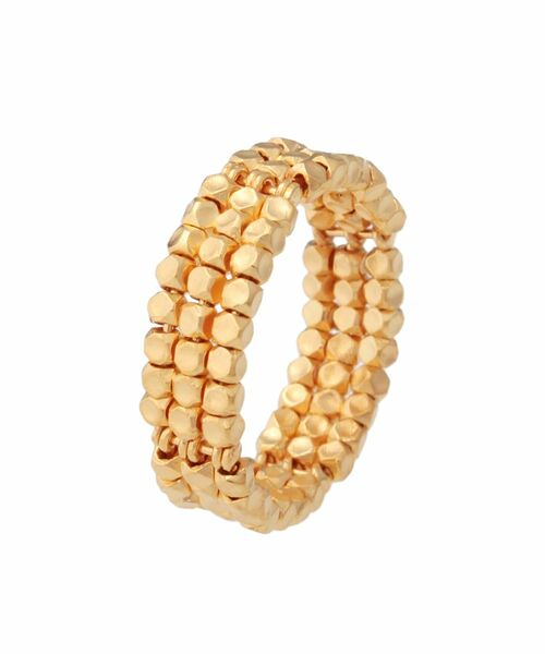 COCOSHNIK ONKITSCH / ココシュニックオンキッチュ リング | カットビーズ 3段リング | 詳細1