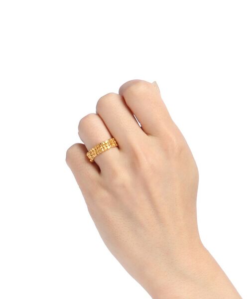 COCOSHNIK ONKITSCH / ココシュニックオンキッチュ リング | カットビーズ 3段リング | 詳細5