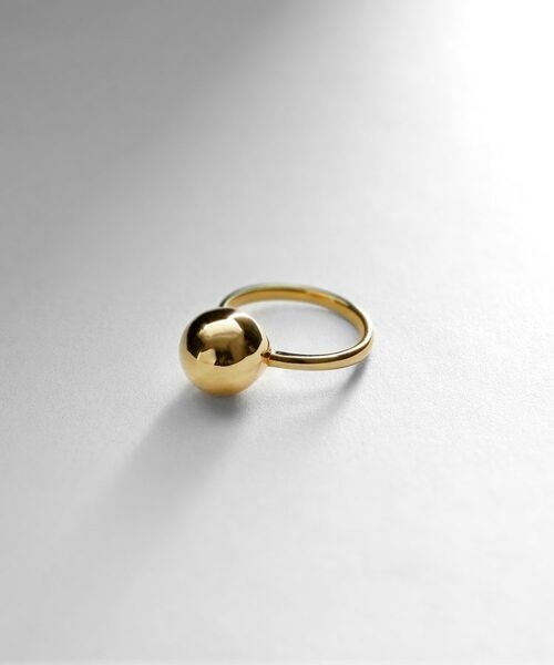 COCOSHNIK ONKITSCH / ココシュニックオンキッチュ リング | シルバー ボール リング GP（ゴールド(600)）