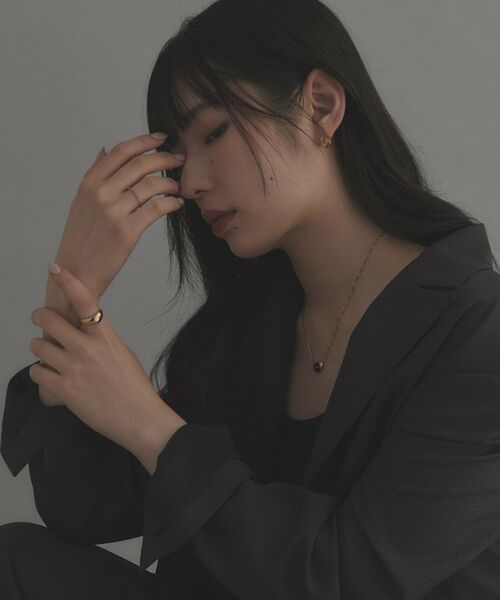 COCOSHNIK ONKITSCH / ココシュニックオンキッチュ リング | シルバー ニュアンスリングL GP | 詳細5