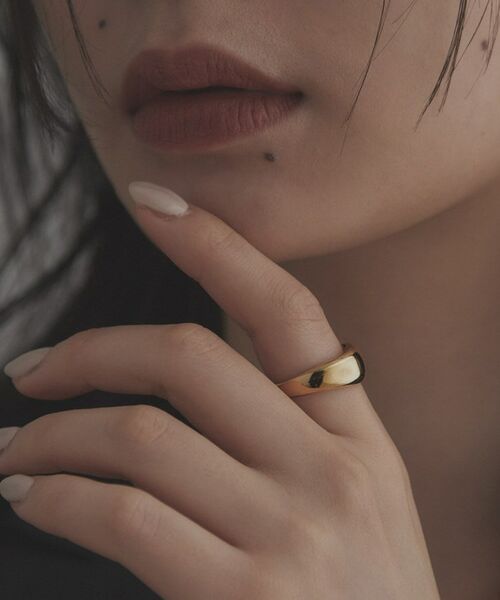 COCOSHNIK ONKITSCH / ココシュニックオンキッチュ リング | シルバー ニュアンスリングL GP | 詳細6