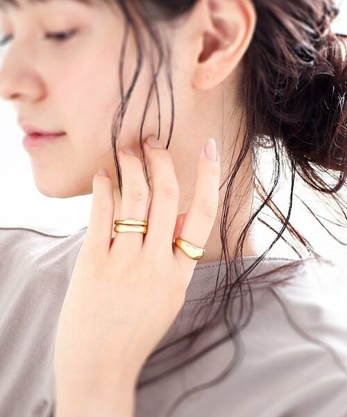 COCOSHNIK ONKITSCH / ココシュニックオンキッチュ リング | シルバー ニュアンスリングM GP | 詳細7