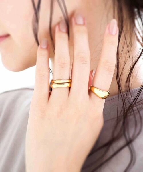 COCOSHNIK ONKITSCH / ココシュニックオンキッチュ リング | シルバー ニュアンスリングM GP | 詳細8