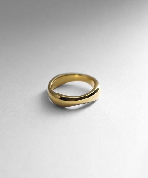 COCOSHNIK ONKITSCH / ココシュニックオンキッチュ リング | シルバー ニュアンスリングM GP（ゴールド(600)）