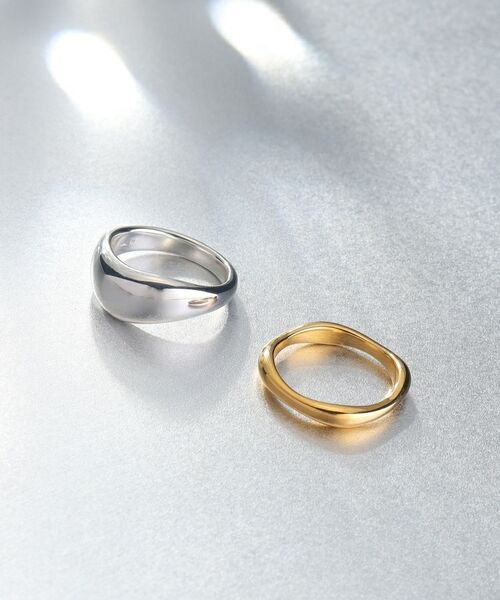 COCOSHNIK ONKITSCH / ココシュニックオンキッチュ リング | シルバー ニュアンスリングS GP | 詳細4