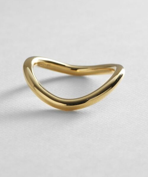 COCOSHNIK ONKITSCH / ココシュニックオンキッチュ リング | シルバー ラインリング カーブ GP | 詳細2