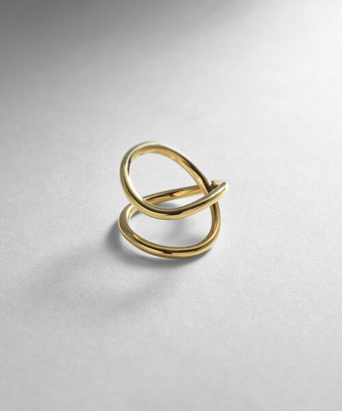 COCOSHNIK ONKITSCH / ココシュニックオンキッチュ リング | シルバー ラインリング スロープ GP | 詳細1