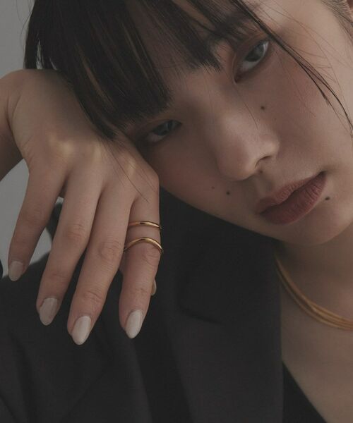 COCOSHNIK ONKITSCH / ココシュニックオンキッチュ リング | シルバー ラインリング スロープ GP | 詳細6