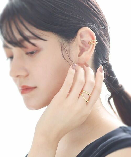 COCOSHNIK ONKITSCH / ココシュニックオンキッチュ リング | シルバー ラインリング フロート GP | 詳細5