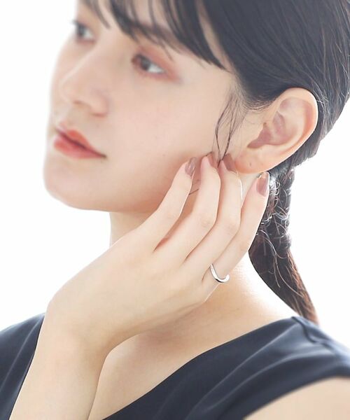 COCOSHNIK ONKITSCH / ココシュニックオンキッチュ リング | シルバー ラインリング カーブ | 詳細6