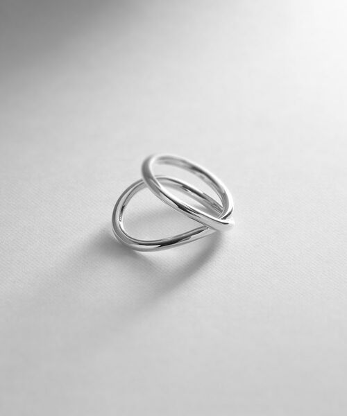 COCOSHNIK ONKITSCH / ココシュニックオンキッチュ リング | シルバー ラインリング フロート | 詳細1