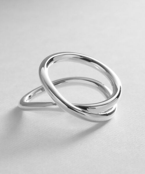 COCOSHNIK ONKITSCH / ココシュニックオンキッチュ リング | シルバー ラインリング フロート | 詳細2