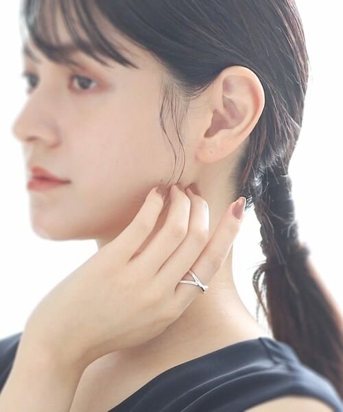 COCOSHNIK ONKITSCH / ココシュニックオンキッチュ リング | シルバー ラインリング フロート | 詳細5