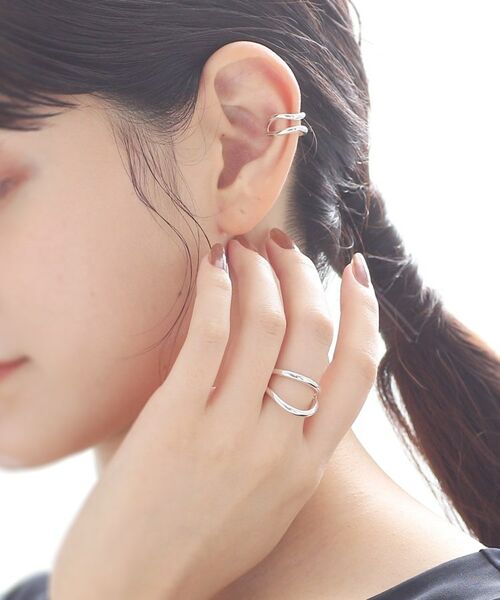 COCOSHNIK ONKITSCH / ココシュニックオンキッチュ リング | シルバー ラインリング フロート | 詳細6