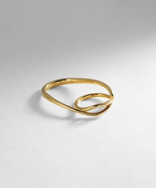 COCOSHNIK ONKITSCH / ココシュニックオンキッチュ リング | シルバー リングイヤーカフ ダブルフィンガーウェーブ GP | 詳細1