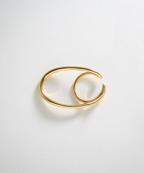 COCOSHNIK ONKITSCH / ココシュニックオンキッチュ リング | シルバー リングイヤーカフ ダブルフィンガーウェーブ GP | 詳細3
