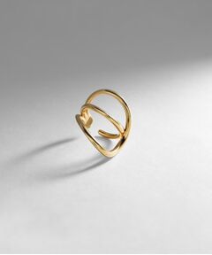 COCOSHNIK ONKITSCH / ココシュニックオンキッチュ リング | シルバー リングイヤーカフ ワイドハング GP