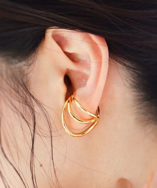 COCOSHNIK ONKITSCH / ココシュニックオンキッチュ リング | シルバー リングイヤーカフ ワイドハング GP | 詳細10