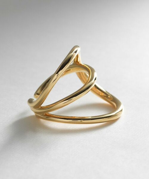 COCOSHNIK ONKITSCH / ココシュニックオンキッチュ リング | シルバー リングイヤーカフ ワイドハング GP | 詳細2