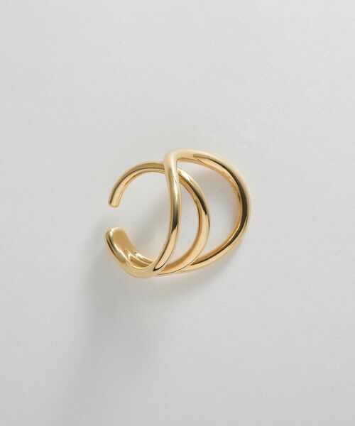 COCOSHNIK ONKITSCH / ココシュニックオンキッチュ リング | シルバー リングイヤーカフ ワイドハング GP | 詳細3