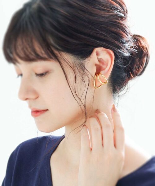 COCOSHNIK ONKITSCH / ココシュニックオンキッチュ リング | シルバー リングイヤーカフ ワイドハング GP | 詳細6