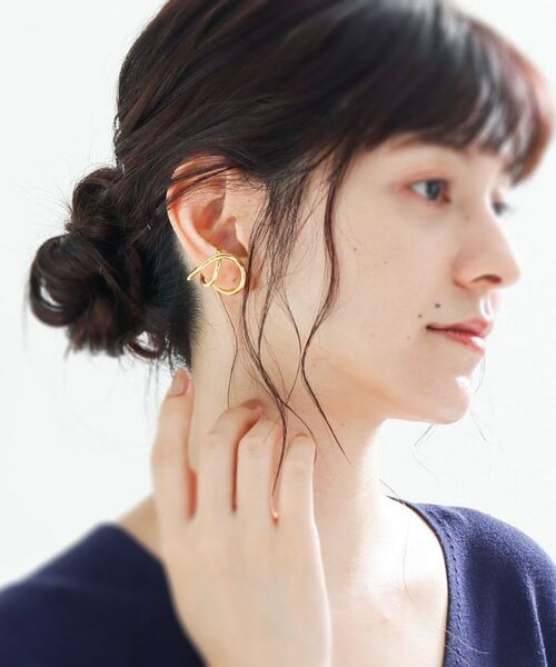 COCOSHNIK ONKITSCH / ココシュニックオンキッチュ リング | シルバー リングイヤーカフ ワイドハング GP | 詳細7