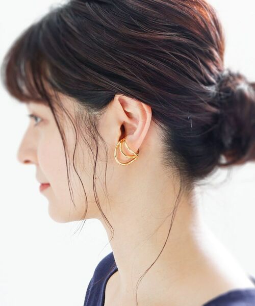 COCOSHNIK ONKITSCH / ココシュニックオンキッチュ リング | シルバー リングイヤーカフ ワイドハング GP | 詳細8