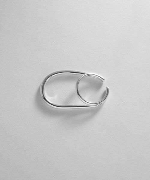 COCOSHNIK ONKITSCH / ココシュニックオンキッチュ リング | シルバー リングイヤーカフ ダブルフィンガー | 詳細3