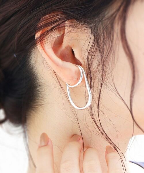 COCOSHNIK ONKITSCH / ココシュニックオンキッチュ リング | シルバー リングイヤーカフ ダブルフィンガー | 詳細8