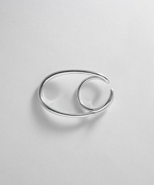COCOSHNIK ONKITSCH / ココシュニックオンキッチュ リング | シルバー リングイヤーカフ ダブルフィンガーウェーブ | 詳細3