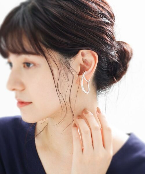 COCOSHNIK ONKITSCH / ココシュニックオンキッチュ リング | シルバー リングイヤーカフ ダブルフィンガーウェーブ | 詳細7