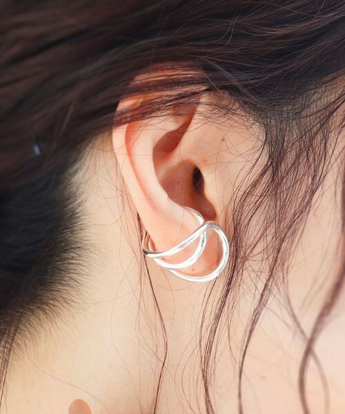 COCOSHNIK ONKITSCH / ココシュニックオンキッチュ リング | シルバー リングイヤーカフ ワイドハング | 詳細10