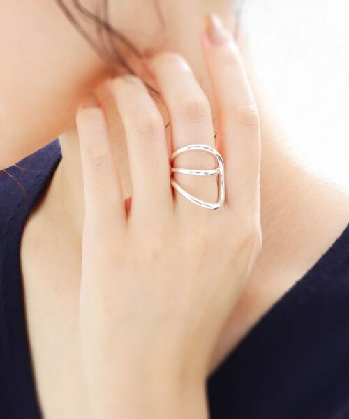 COCOSHNIK ONKITSCH / ココシュニックオンキッチュ リング | シルバー リングイヤーカフ ワイドハング | 詳細11