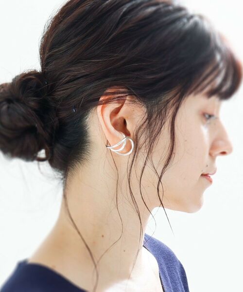 COCOSHNIK ONKITSCH / ココシュニックオンキッチュ リング | シルバー リングイヤーカフ ワイドハング | 詳細8