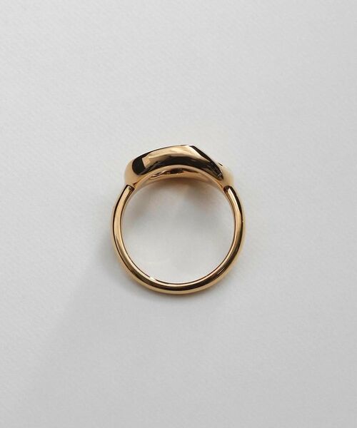 COCOSHNIK ONKITSCH / ココシュニックオンキッチュ リング | シルバー カーブチェーンモチーフ シングルリング GP | 詳細3