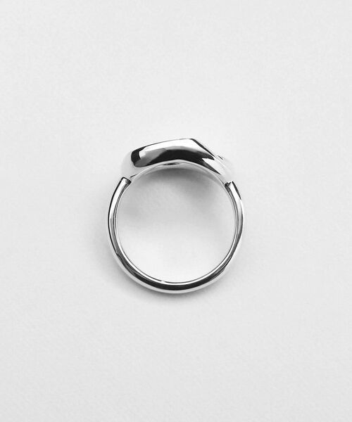 COCOSHNIK ONKITSCH / ココシュニックオンキッチュ リング | シルバー カーブチェーンモチーフ シングルリング | 詳細3