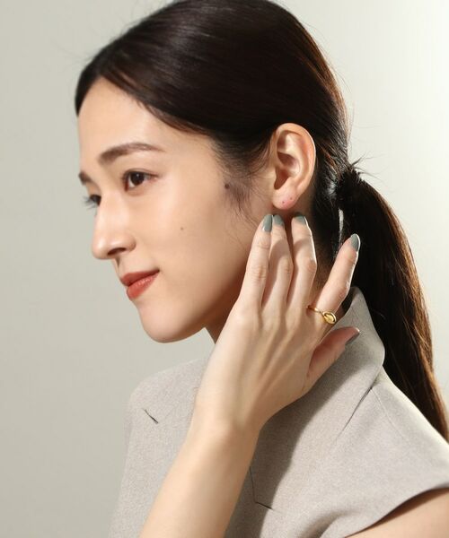 COCOSHNIK ONKITSCH / ココシュニックオンキッチュ リング | シルバー オーバルモチーフ スモールリング GP | 詳細6