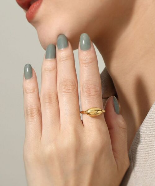 COCOSHNIK ONKITSCH / ココシュニックオンキッチュ リング | シルバー オーバルモチーフ スモールリング GP | 詳細8