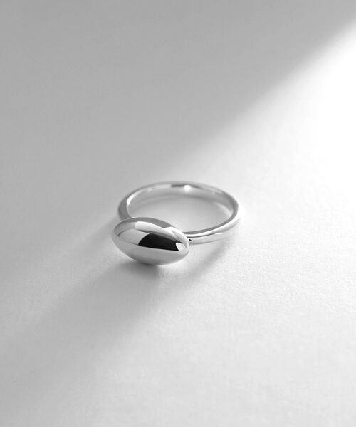 COCOSHNIK ONKITSCH / ココシュニックオンキッチュ リング | シルバー オーバルモチーフ スモールリング | 詳細1