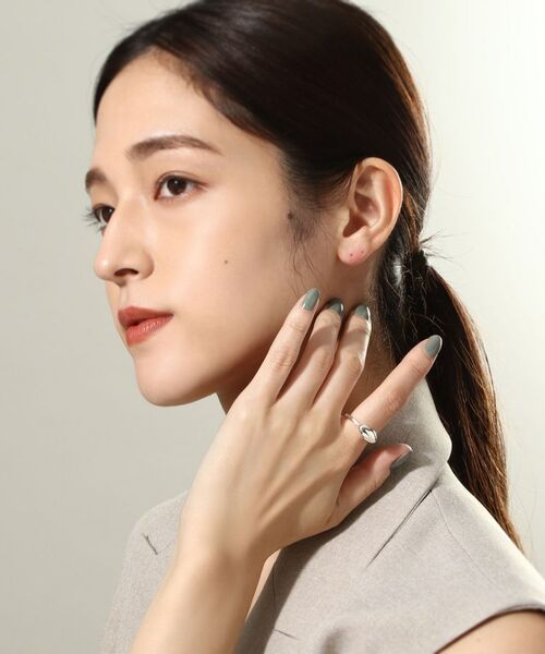 COCOSHNIK ONKITSCH / ココシュニックオンキッチュ リング | シルバー オーバルモチーフ スモールリング | 詳細6