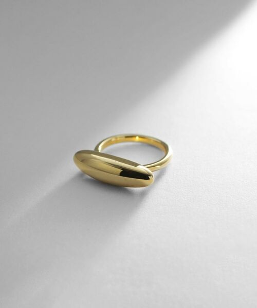 COCOSHNIK ONKITSCH / ココシュニックオンキッチュ リング | シルバー オーバルモチーフ ラージリング GP | 詳細1