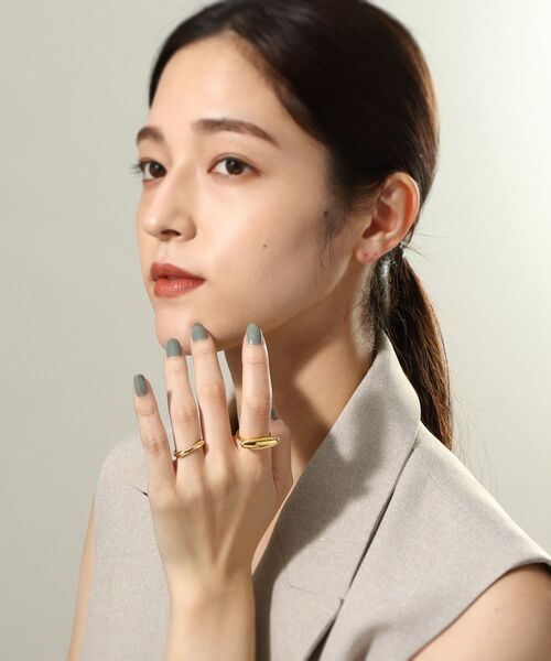 COCOSHNIK ONKITSCH / ココシュニックオンキッチュ リング | シルバー オーバルモチーフ ラージリング GP | 詳細5